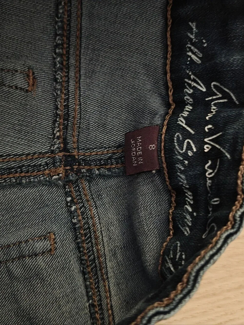 Gloria Vanderbilt Dark Indigo Slimming Jeans Size 8
